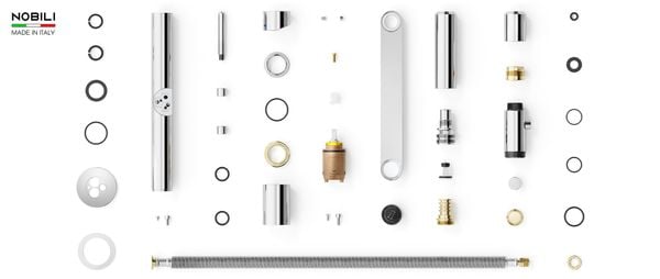 Vòi rửa bát cần mềm NOBILI MOVE NB133S