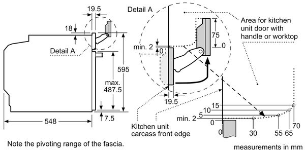 Lò nướng kết hợp hấp kính đen 71L Serie 8 Bosch HRG7784B1