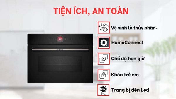 Lò Nướng Kèm Vi Sóng Bosch CMG7241B1