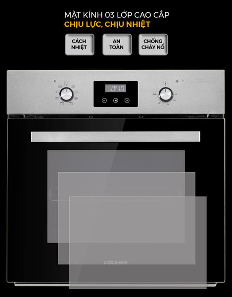 Lò nướng âm tủ Kocher KOEU-68S08F