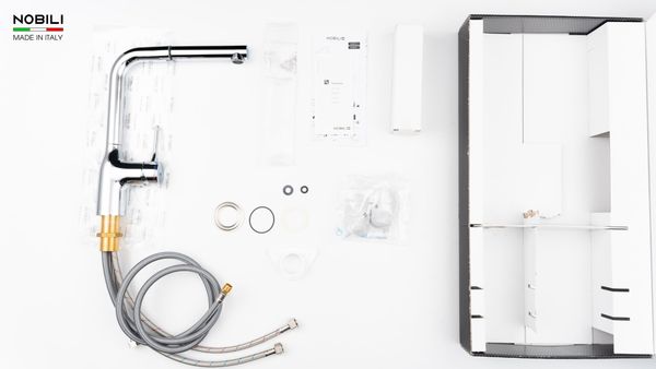 Vòi rửa bát dây rút NOBILI MANIA NB215T