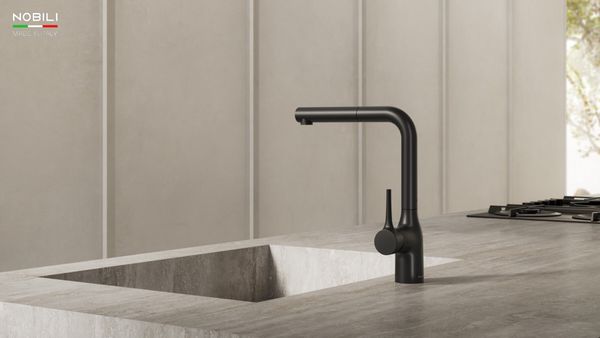 Vòi rửa bát dây rút Nobili Mania NB216LTB