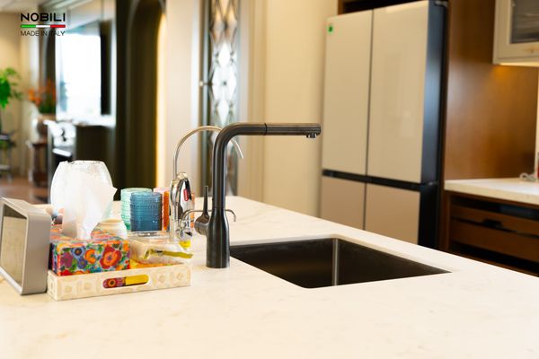 Vòi rửa bát dây rút Nobili Mania NB216LTB