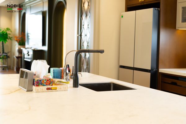 Vòi rửa bát dây rút Nobili Mania NB216LTB