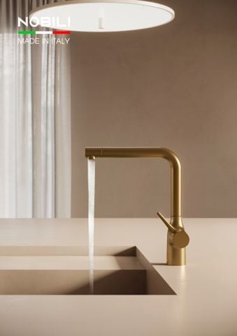 Vòi rửa bát dây rút Nobili Mania NB218A