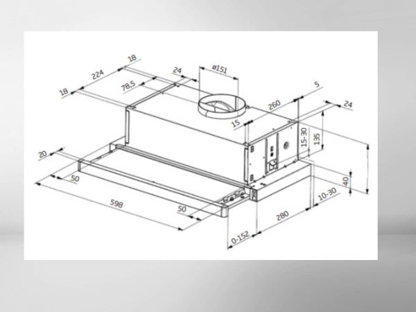 Hút Mùi Âm Tủ Beko CTB 6250 XH