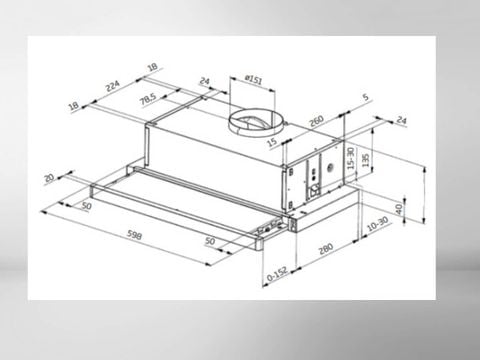 Hút Mùi Âm Tủ Beko CTB 6250 XH