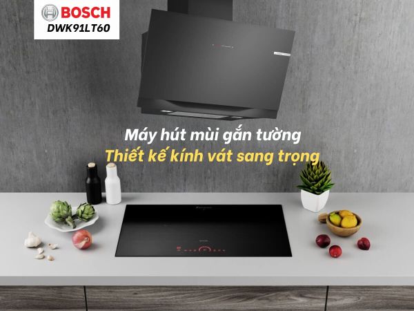 Hút mùi áp tường Bosch DWK91LT60 Serie 8