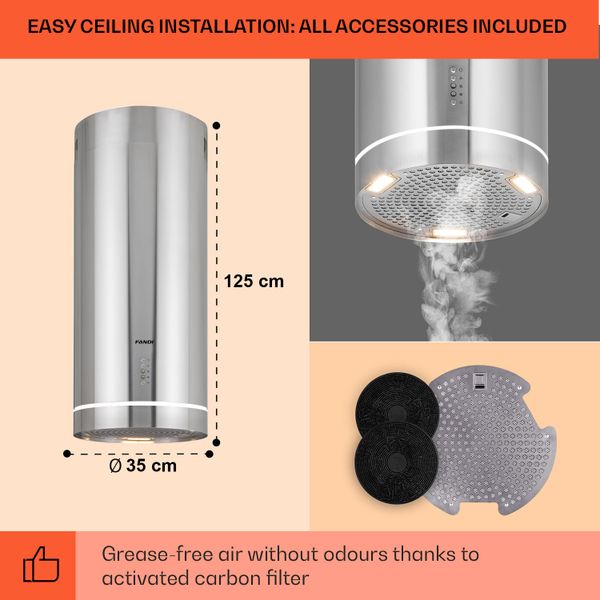 Máy hút mùi đảo Fandi FD-8899ID