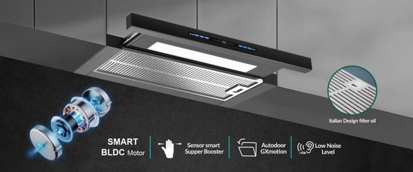 Hút mùi âm tủ GrandX GX H70F75B