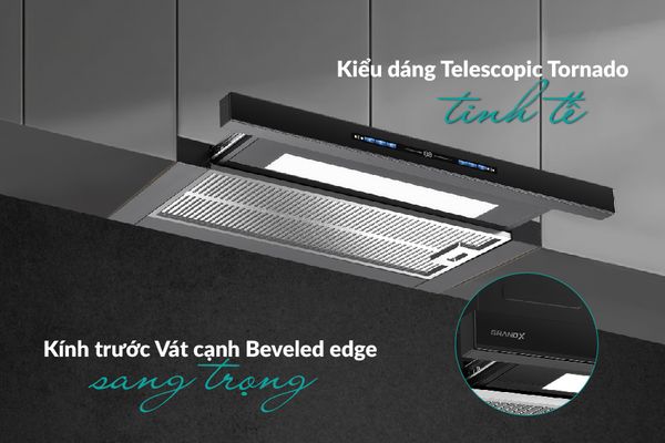 Máy Hút Mùi Âm Tủ GrandX GX H70F85B