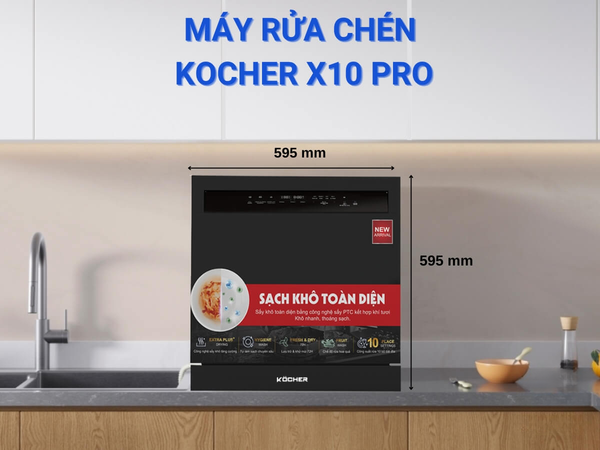 Máy Rửa Bát Độc Lập Kocher X10