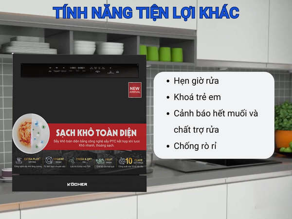 Máy Rửa Bát Kocher X10 PRO