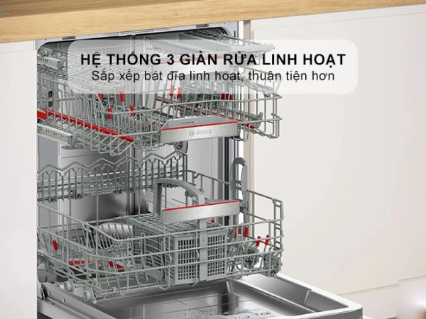 Máy rửa bát âm tủ Bosch SMV8ZDX86M Serie 8