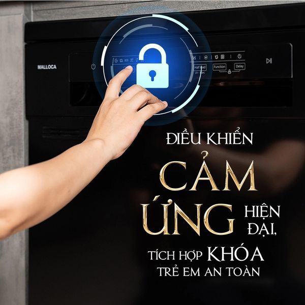 Máy rửa bát độc lập Malloca MDW155035TD