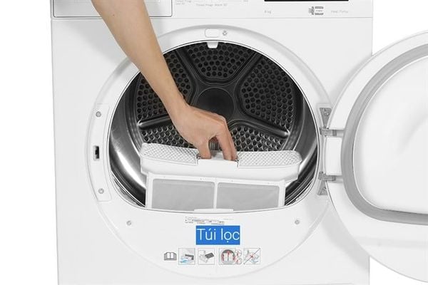 Máy sấy quần áo Bosch WTH83008SG 8KG Serie 4 bơm nhiệt