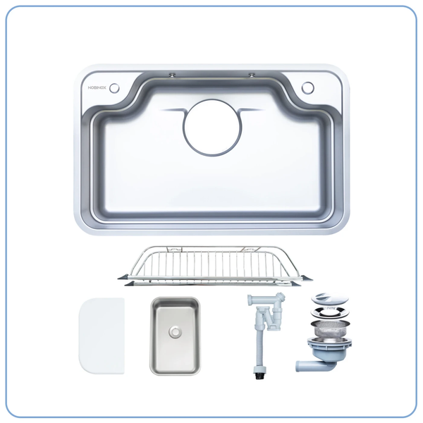 Chậu rửa bát âm NOBINOX ARVO B180