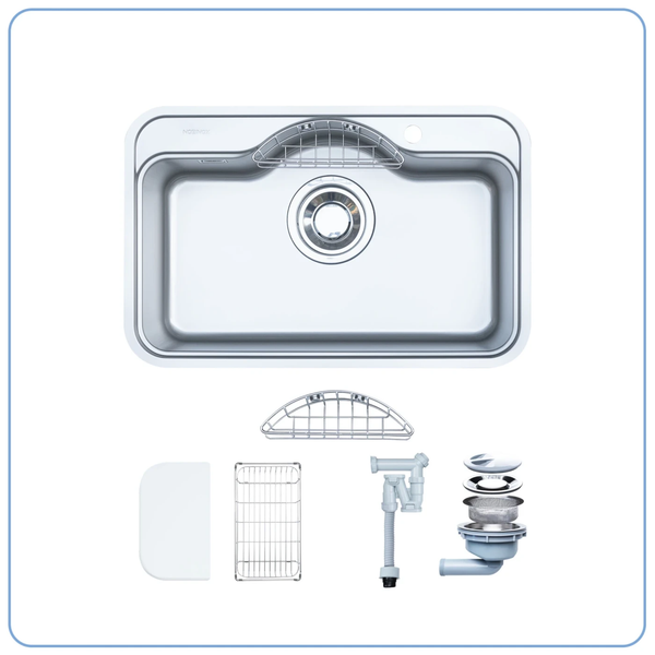 Chậu rửa bát âm NOBINOX ROSA NN975D