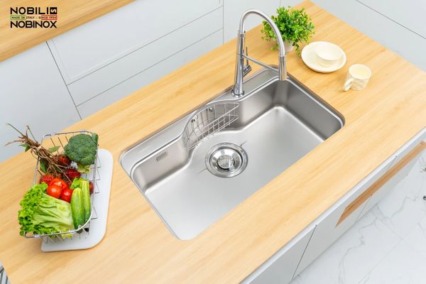 Chậu rửa bát âm NOBINOX ROSA NN995D