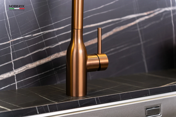 Vòi rửa bát dây rút Nobinox AQUA NX662T