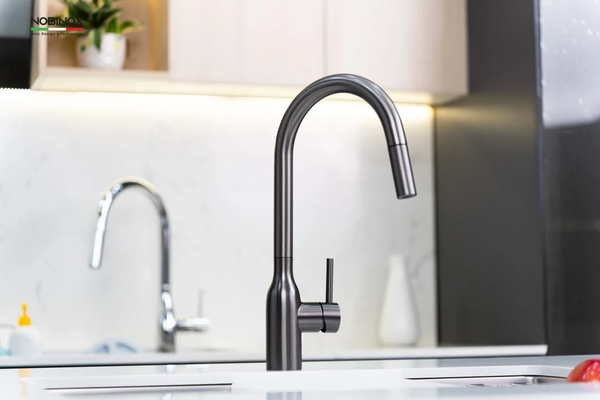 Vòi rửa bát dây rút Nobinox AQua NX664D