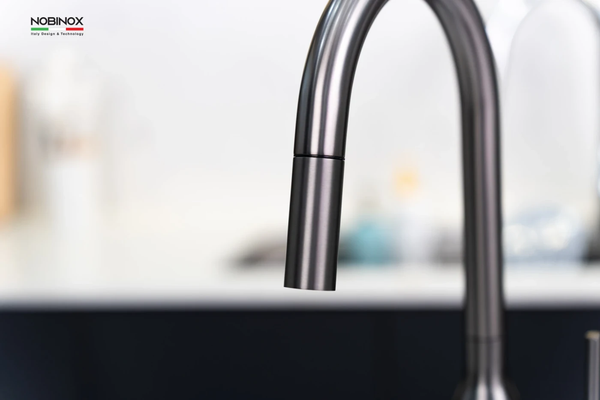 Vòi rửa bát dây rút Nobinox AQua NX664D