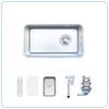 Chậu âm Nobinox NOVA A282M Tặng vòi dây rút Nobinox IVY NX202