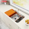 Chậu rửa bát âm Konox R50 Tari 8047SU Tặng bộ dao 7 món Gouter