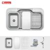 Chậu rửa bát âm Konox Dekor 8048SU Tặng vòi rửa Reno Smart