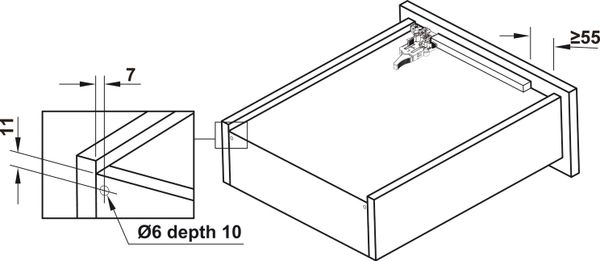 RAY ÂM HAFELE EPC EVO GIẢM CHẤN TOÀN PHẦN