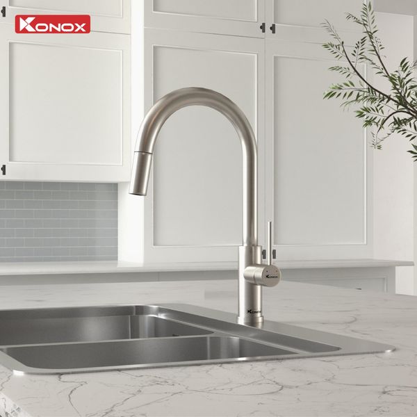 Vòi rửa bát dây rút Konox Reno Smart