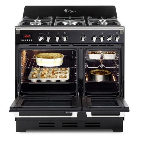 Bếp gas 5 vùng nấu kết hợp 2 lò nướng Rosières RGM95D2SB