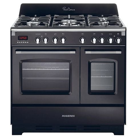 Bếp gas 5 vùng nấu kết hợp 2 lò nướng Rosières RGM95D2SB