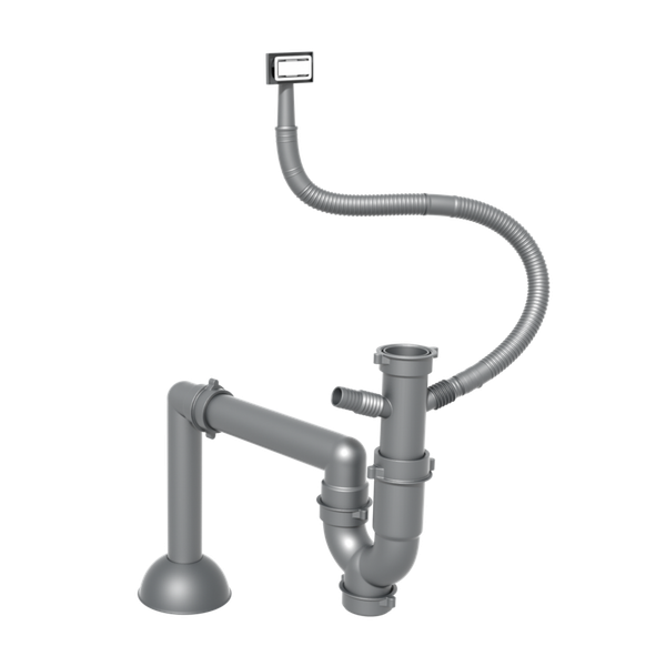 Chậu rửa bát âm tủ Konox STELO 790 Tặng vòi dây rút Alto Chrome