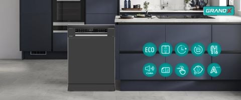 Máy rửa bát độc lập GrandX SMS7GX86G Series 7