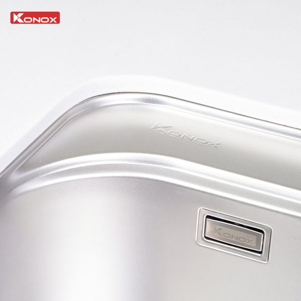 Chậu rửa bát Konox Tari 9051SM + VÒI RỬA BẤT KỲ Tặng bộ dao nhà bếp 7 món cao cấp Gouter