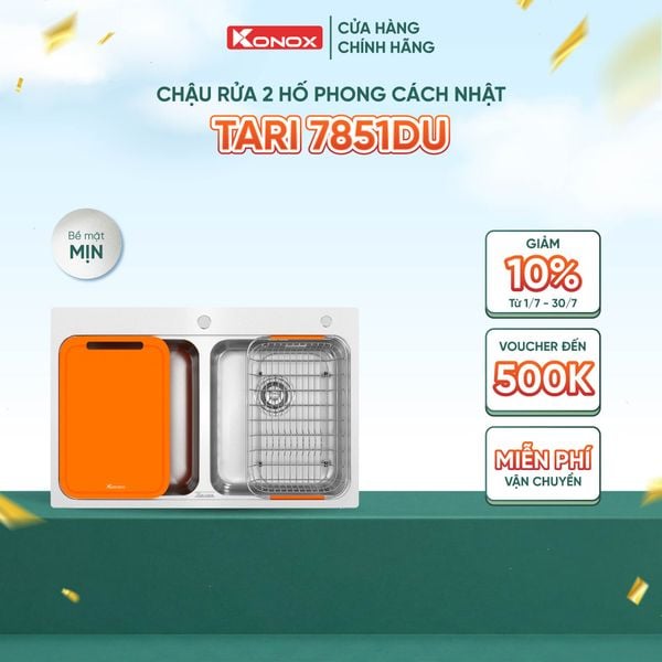 Chậu rửa bát Konox R50 Tari 7851TD