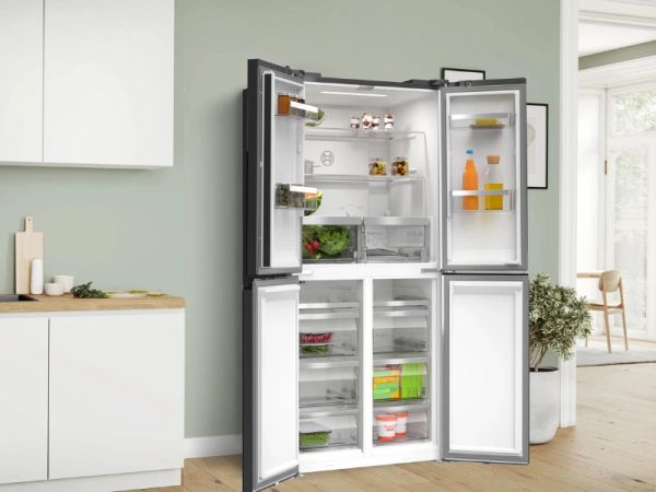 TỦ LẠNH MULTIDOOR BOSCH KMC85LEEA 547 LÍT MÀU XÁM GHI KIỂU PHÁP