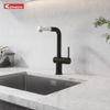 Vòi rửa bát dây rút Konox Stream Smart Black