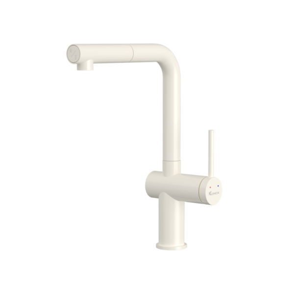 Vòi rửa bát dây rút Konox Stream Smart Nude