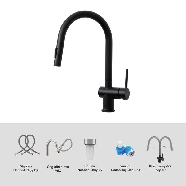 Vòi rửa bát Kluger KLF0008SB