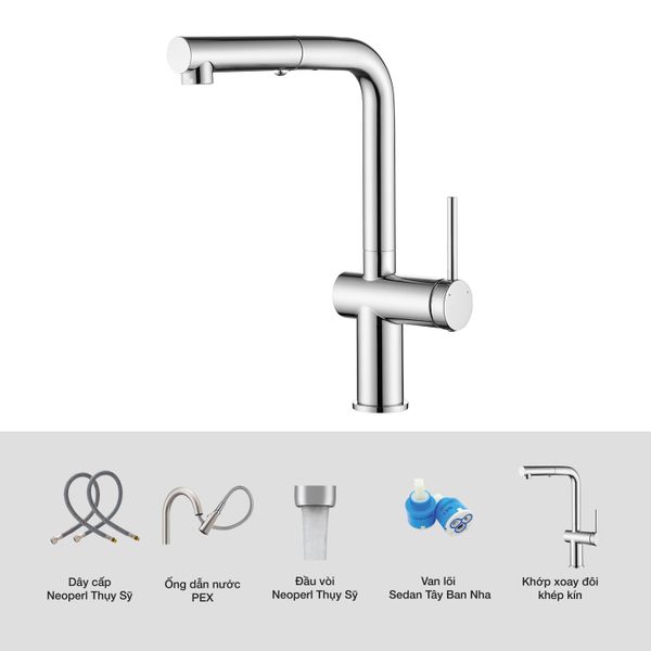 Vòi rửa bát Kluger KLF0034C