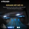 Máy Hút Mùi Âm Tủ Kocher Turbo X-350D