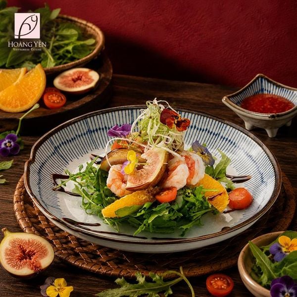  Salad Tôm Đảo Sung 