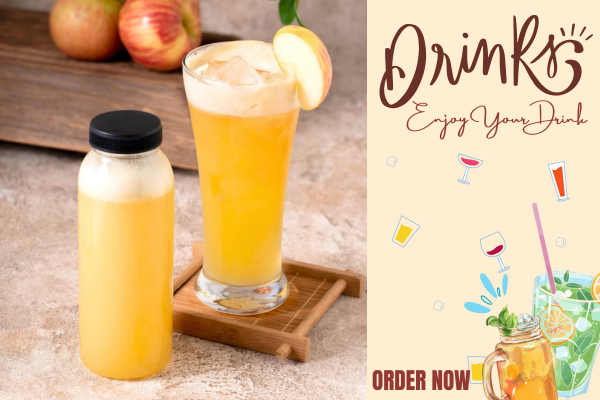  Nước ép táo - Ly 