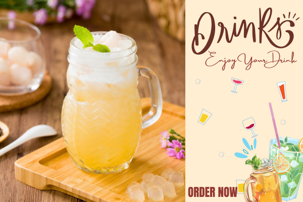  Trà xanh vải nha đam 