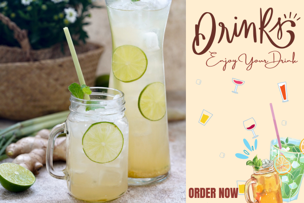  Nước chanh sả gừng- Ly 