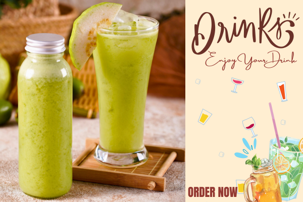  Nước ép cóc ổi - Ly 