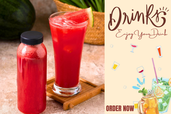  Nước ép dưa hấu - Ly 