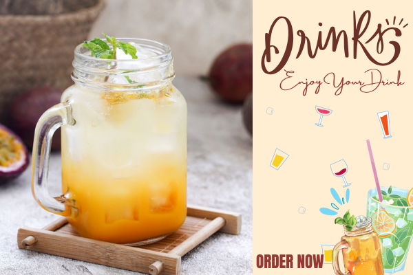  Soda chanh dây 
